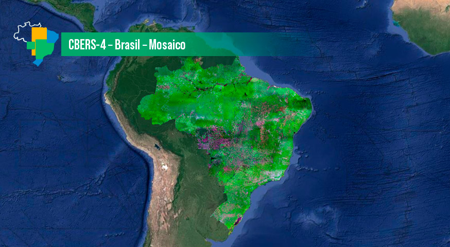 CBERS-4 – Brasil – Mosaico