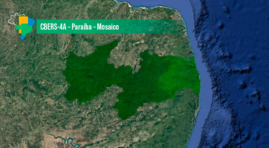 CBERS-4A – Paraíba – Mosaico