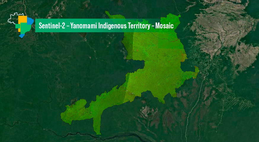 Sentinel-2 – Yanomami Indigenous Territory – Mosaic